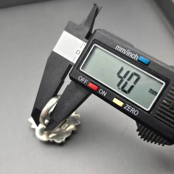 925 Sterling Silver Plt Abalone Shell Ring Size 8 Bezel Setting Statement - Picture 6 of 11